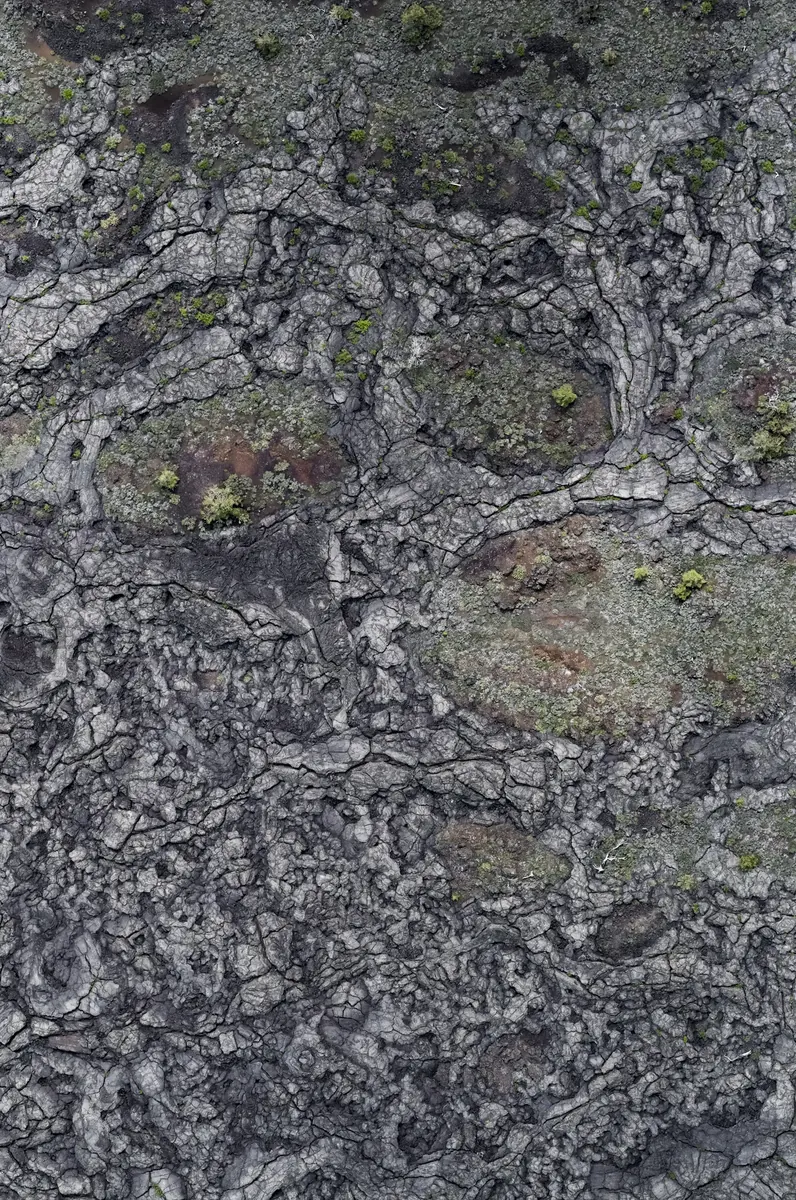 Craters of the Moon surface detail.