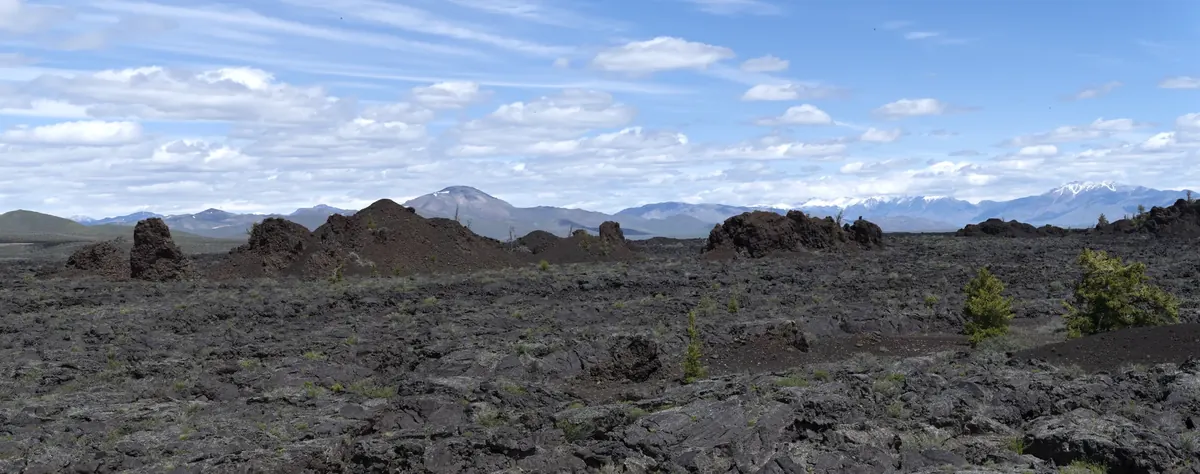 Craters of the Moon environment panorama.