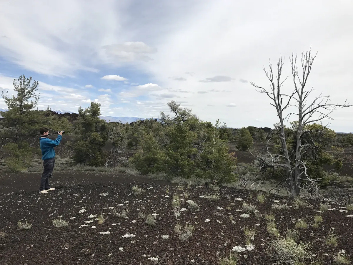 Craters of the Moon environment.