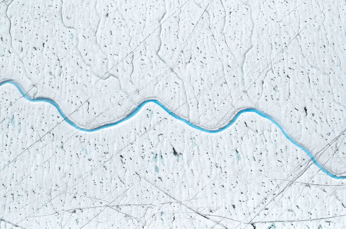 Greenland Ice Sheet aerial survey.